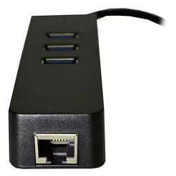 Перехідник Dynamode USB 3.1 Type-C - RJ45 Gigabit Lan, 3*USB 3.0 (USB3.1-TypeC-RJ45-HUB3) - мініатюра 2