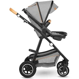Коляска універсальна 3в1 Lionelo Amber Grey Stone, сіра (LO-AMBER GREY STONE (3in1)) - мініатюра 3