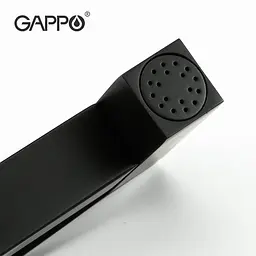 Вбудований гігієнічний душ чорний Gappo 1/8, Чорний матовий G7207-6 - мініатюра 4