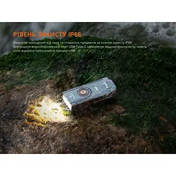 Ліхтар наключний Fenix E06R бірюзовий - мініатюра 22