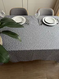 Скатертина столова Ecotton 170х200 см водовідштовхувальна сірий (V 11/ Grey) (25035) - мініатюра 7