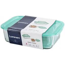 Набір контейнерів Luminarc Keep`n box, 3 шт. (6626525) - мініатюра 2