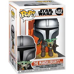 Фігурка Funko Pop! Star Wars:Мандалорець, що летить із малюком 9.6см (50959) [117704] - мініатюра 3
