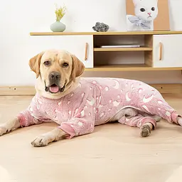 Утеплена піжама для собак Wan Talk Pet Onesie PJs Slim Fit, Pink, 2XL