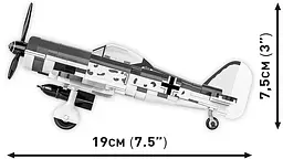Конструктор дитячий літак Focke-Wulf Fw 190 F-8 COBI 5871 - мініатюра 5