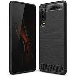 Чохол Primo Carbon Fiber Series для Huawei P30 Black - мініатюра 2