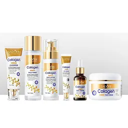 Подарунковий набір антивікової косметики для обличчя Sadoer Collagen 6 в 1 з колагеном