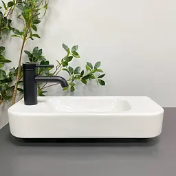 Умивальник VBI Aprilia R white підвісний VBI-015607, Білий - мініатюра 4
