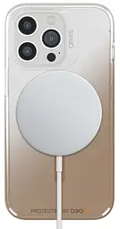 Чохол прозорий протиударний Gear4 Crystal Palace MagSafe для Apple iPhone 13 Pro Max (6.7") Gold - мініатюра 9