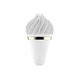 Стимулятор Satisfyer Layons Sweet Treat для клітора з обертовими пелюстками, 10х4 см білий