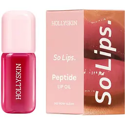 Увлажняющее масло для губ Hollyskin So Lips. Peptide Lip Oil 007. Rosy Gleam (0423h)