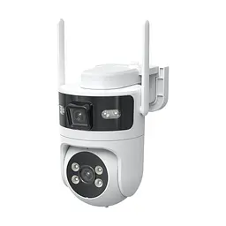 IP PTZ-відеокамера з WiFi 4Mp+4Mp Light Vision VLC-9304WI/2C (Tuya) f=4mm, ІЧ+LED-підсвічування, з мікрофоном (75-00337)