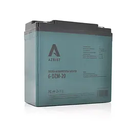Тягова акумуляторна батарея AGM AZBIST 6-DZM-20, 12V 20Ah M4 (181х77х167 мм) Q3