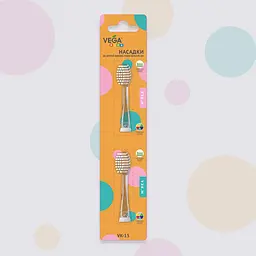 Насадки Vega Kids VK-15 для дитячої звукової зубної щітки VK-400 - мініатюра 3