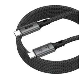 Дата кабель USB-C to USB-C 1.0m USB4 40Gbps 240W 8K60Hz black Armorstandart (ARM81921) - мініатюра 5