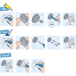 Йоржик для унітазу настінний Grohe QuickFix Start 41185000, Білий - мініатюра 3