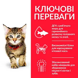 Сухий корм Hill's SP Kitten для котят та кішок у період вагітності та лактації, з куркою, 1,5 кг - мініатюра 3