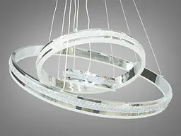 Люстра підвісна світлодіодна з пультом Diasha MD55040-3A-600+400+200HR RGB dimmer - мініатюра 2