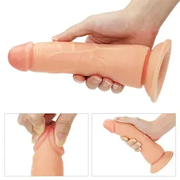 Страпон LoveToy Easy Strapon Set 7.5'' 19 см тілесний - мініатюра 15
