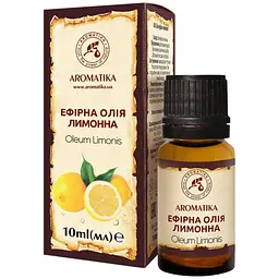 Олія ефірна лимонна 3301131000 10 мл (4820031050777)