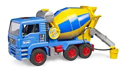 Машинка іграшкова Бетонозмішувач MAN TGA Bruder 1063 Різнокольоровий shop (4001702010638) - мініатюра 1
