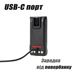 Акумулятор для Рації Motorola R7 R7A 3500 mAh з USB-C Батарея на Радіостанцію Моторолу Р7 Р7А PMNN4808A - мініатюра 3