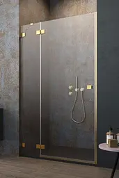 Душові двері Radaway Essenza Pro Gold DWJ 130 см 10099130-09-01L