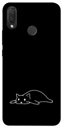 TPU чехол Demsky Lazy cat для Huawei P Smart+ (nova 3i)