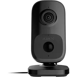 Відеокамера Ajax IndoorCam Black 4 Mp WI-FI з вбудованим штучним інтелектом