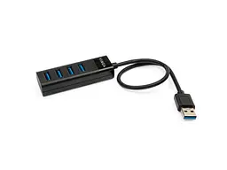 Мультипортовий адаптер Vinga USB3.0 to 4xUSB3.0 Hub (VHA3A4) - мініатюра 2