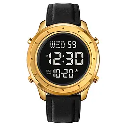 Skmei 1864LGDBK Gold-Black Leather SALE