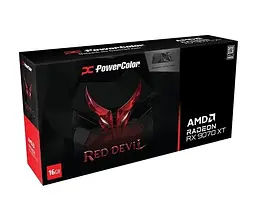 Відеокарта AMD Radeon RX 9070 XT 16GB GDDR6 Red Devil Backplate Special Edition PowerColor (RX9070XT 16G-E/OC/BP) - мініатюра 8