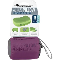 Подушка Sea To Summit Aeros Premium Pillow Regular Magenta - мініатюра 4