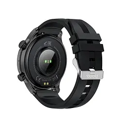 Смарт-годинник Hoco Y31 37mm, 250 mAh, Smart sports watch (call version) Black (6942007654098) - мініатюра 4