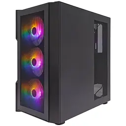Корпус 1stPlayer T7-P-BK-4F1 Black 750W (T7-P-BK-4F1-PS-750FK-EU) - мініатюра 7