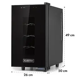 Винний холодильник Klarstein Bellevin 8 Uno Touch SingleZone (10035862) - мініатюра 7