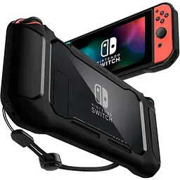Чохол Spigen Rugged Armor для Nintendo Switch OLED Black (ACS01228)