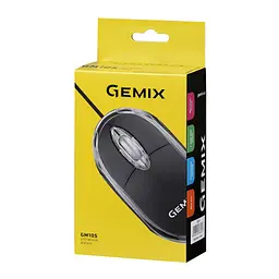 Мишка Gemix GM105 USB black (GM105Bk) - мініатюра 8
