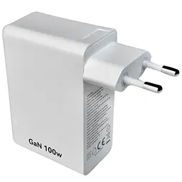 Зарядний пристрій Vokamo 2хType-C, 2хUSB Spow GaN 100W - мініатюра 2