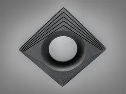 Серія "Аluminium", якісний алюмінієвий точковий світильник, чорний - мініатюра 2