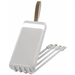 Повербанк TheGeneral PowerPulse 20000 mAh білий (40011319-08) - мініатюра 3