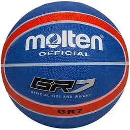 Баскетбольний м’яч Molten GR7 №7 гумовий 12 панелей для вуличного та залового баскетболу 560 г - мініатюра 2