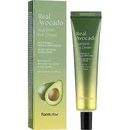 Крем для шкіри навколо очей FarmStay Real Avocado Nutrition Eye Cream, з олією авокадо, 40 мл - мініатюра 2