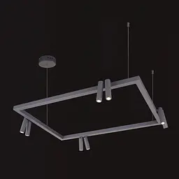 Люстра Brille світлодіодна підвісна 40W WW DGY (BL-697S/8) - мініатюра 2