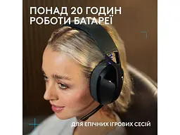 Навушники з мікрофоном Logitech G321 Lightspeed Wireless Black (981-001563) - мініатюра 8