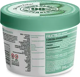Маска Garnier Fructis Superfood Алое, для нормального і сухого волосся, 390 мл - мініатюра 2