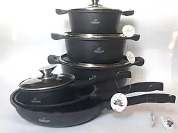 Набір посуду Bohmann BH 60-11 Black 11 предметів - мініатюра 3