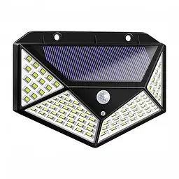 Світильник на сонячній батареї Solar без датчика руху з акумулятором 25 LED чорний duplication - мініатюра 4