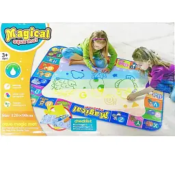 Дитячий килимок для малювання водою Aquamagic Magical Aqua Mat розвивальний аквакидочок із водними маркерами - мініатюра 6