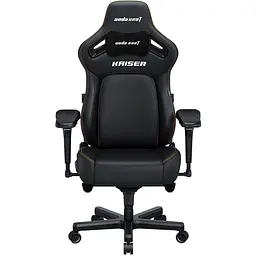 Ігрове крісло Anda Seat Kaiser 4 Size L Black PVC (AD12YDDC-L-20-B-PV/C)